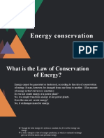 Conservation of Energy