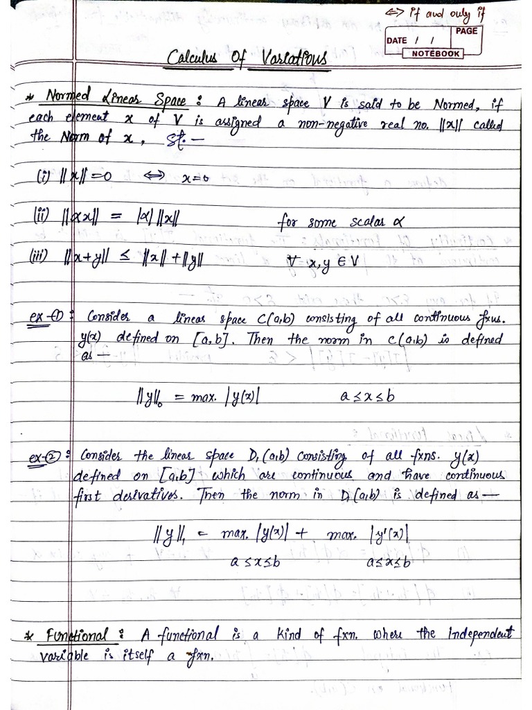 Calculus of Variations | PDF