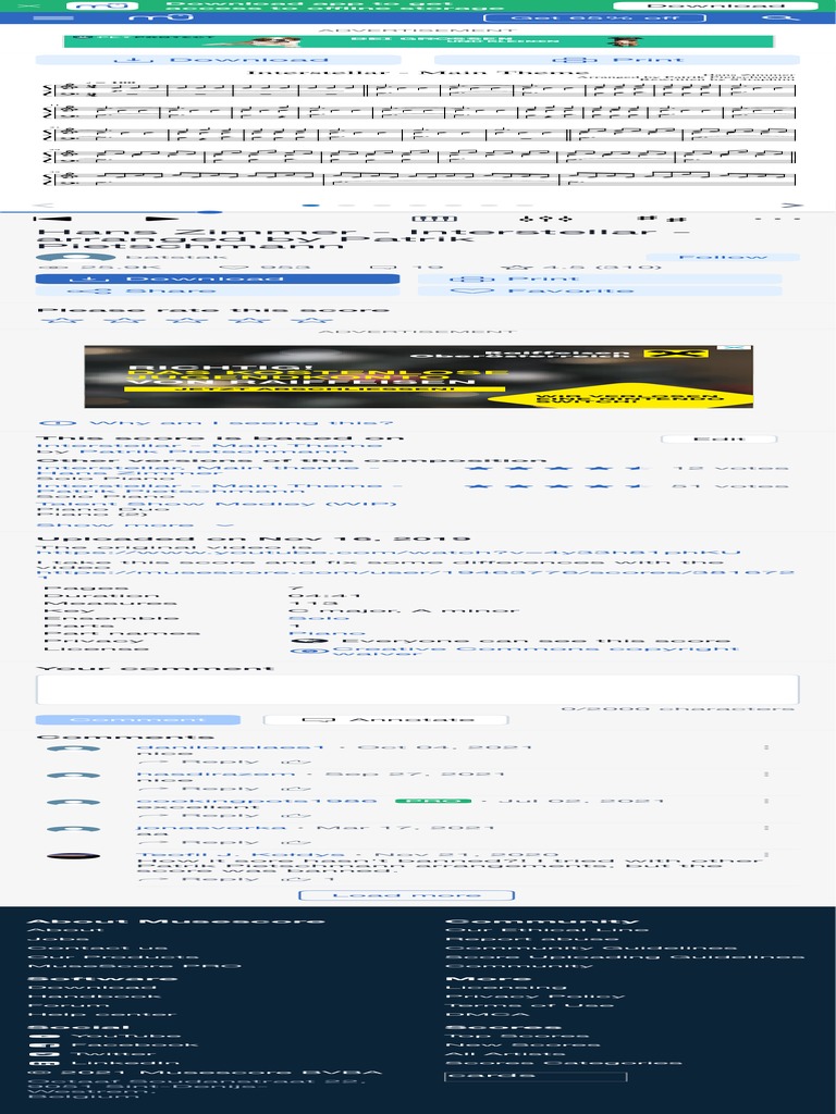 Hans Zimmer Interstellar Download Free Pdf World Wide Web