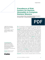 Factores de Stomatitis en Pacientes Con Protesis Completa