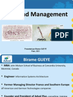 Ethics and Management - Birame Gueye October 2021