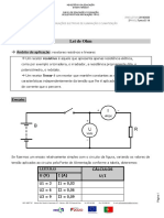 EE FT1 - Lei de Ohm