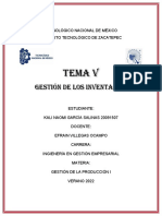 Gestión de La Producción I-tema-V