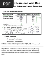 Linear Regression With One Variable