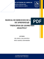 Manual de Principios de Geometría Analítica 22-1