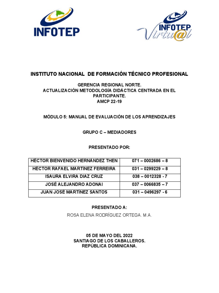 Los Mediadores Modulo 5 | PDF | Crecimiento personal y profesional ...