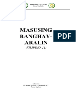 Masusing Banghay-Aralin