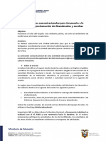 Lineamientos Comunicacionales para El Evento de Juramento A La Bandera 2022