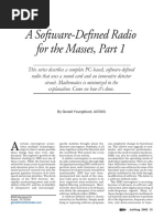 A Software-Defined Radio For The Masses - Gerald Youngblood