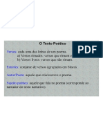 O Texto Poético