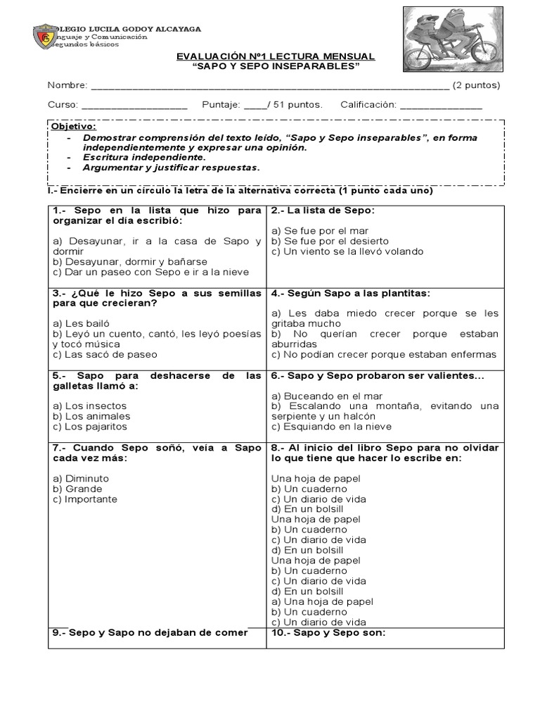 Evaluación de 