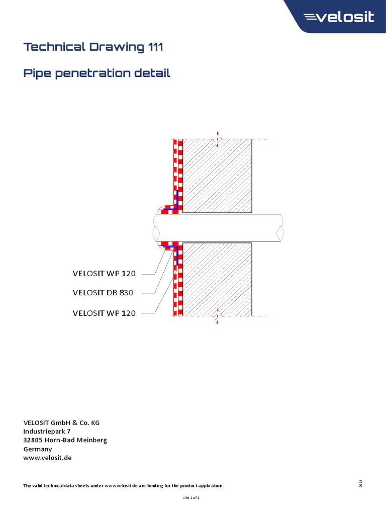 TD111 Pipe-penetration-Detail en Web 0919 | PDF