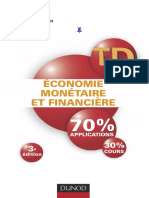 TD - Economie monétaire & financière (Sophie Brana, Michel Cazals, Pascal Kauffmann, DUNOD 3e édition, 2008)