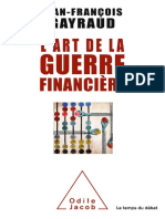 L’art de la guerre financière (Jean-François Gayraud, ODILE JACOB, 2016)