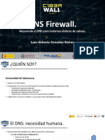 DNS, Ataques y Firewalling - Juan Antonio González Ramos