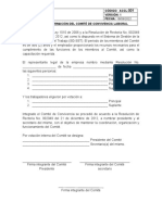 FOR-TH-033 Formato Acta Conformación Comité Convivencia Laboral