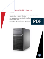 HP Proliant ml110 g6 Datasheet
