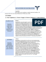 Complicaciones de Pancreatitis Severa TRABAJO FINAL