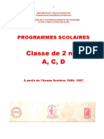 ProgrammeScolaire Seconde