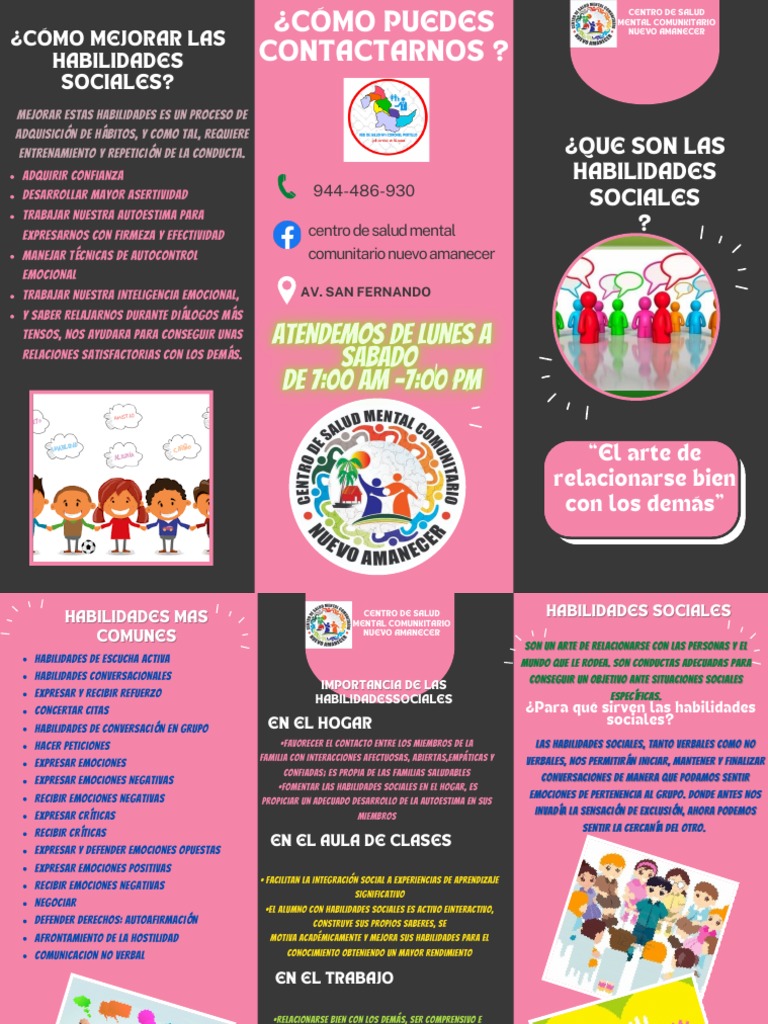 Mejora de Habilidades Sociales en Niños | PDF | Las emociones ...