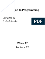 Introduction to Programming: Pointers and Function Pointers