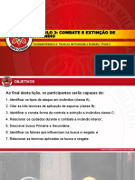 Módulo III - Apresentação 4 - UD 4 - Técnicas de Combate A Incêndios - Parte 2