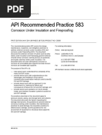 Api RP 583-2021 | PDF