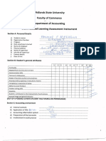 Midlands State University Department of Accounting Work Related Learning Assessment