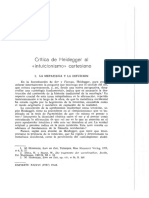 Crítica heideggeriana al intuicionismo cartesiano