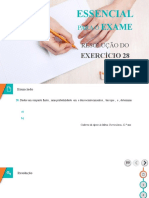 Essencial para o Exame - exercício 28 da página 90