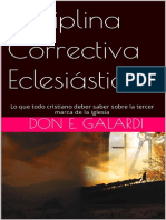 Disciplina Correctiva Eclesiástica - Don E. Galardi