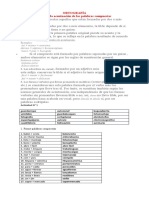 Prueba Formativa de Palabras Compuestas