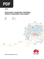 Automatic Congestion Handling Feature Parameter Description: Issue Date