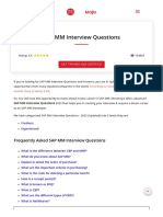 Top 30 SAP MM Interview Questions & Answers - 2022