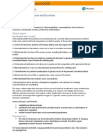 IGCSE - Bio - Lesson Plan 8 - Homeostasis and Excretion