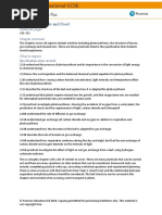 IGCSE - Bio - Lesson Plan 10 - Plants and Food