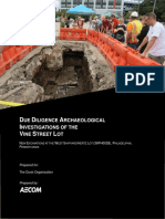 Vine Street Archaeological Investigation Information