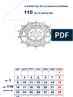 Calendario Año 110 de La Nueva Era...