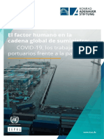 El Factor Humano en La Cadena Global de Suministro:: COVID-19, Los Trabajadores Portuarios Frente A La Pandemia