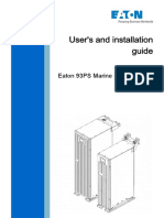 Eaton 93ps Marine Ups 8 40 KW Users and Installation Guide