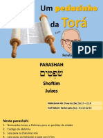 Um Pedacinho Da Torá - (48) Shof'tim - 5782