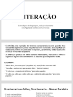 FIGURA DE LINGUAGEM ALITERAÇÃO