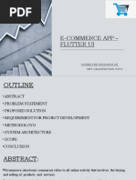 E-Commerce App - Flutter Ui