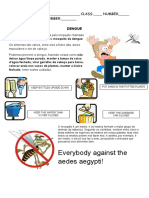 Prevent Dengue: Tips in English