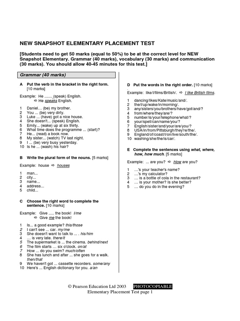 New Snapshot Placement Test | PDF | English Language | License