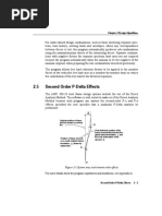 P Delta Effects Analysis Metho