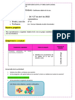 Sesión de Matematica 26 de Abril