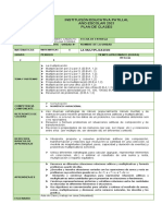 PLAN DE CLASES MATEMATICAS 4p