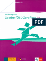 Mit Erfolg Zum Goethe-ÖSD-Zertifikat B1 Übungsbuch + Audio-CD by Hans-Jürgen Hantschel, Britta Weber