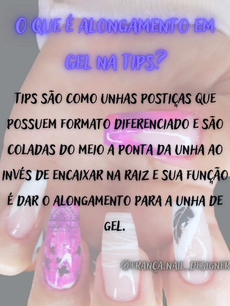 O Que É Alongamento em Gel Na Tips | PDF